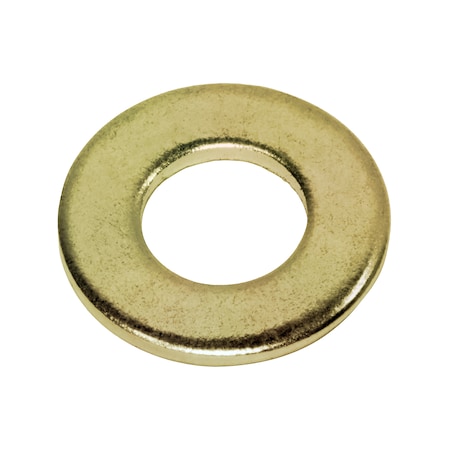 Wrought Washer Flat Washer, For Screw Size 1/2" , Steel Zinc Yellow Finish FTWU-0500-ZY/B